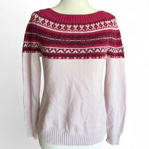 New York & Company Coquette Cottage Core Pullover Sweater